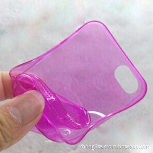 Wholesale ultra thin 0.5mm TPU case for iPhone, various color options
